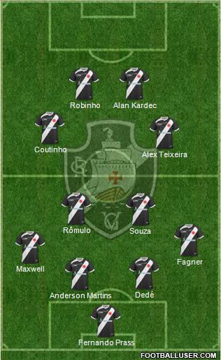 CR Vasco da Gama Formation 2014