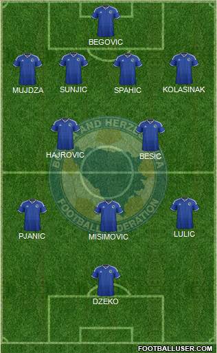 Bosnia and Herzegovina Formation 2014
