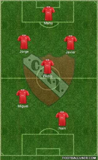 Independiente Formation 2014