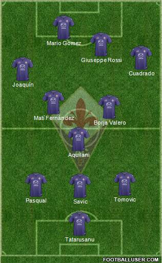 Fiorentina Formation 2014