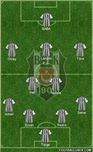 Besiktas JK Formation 2014