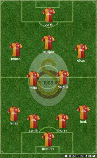 Galatasaray SK Formation 2014