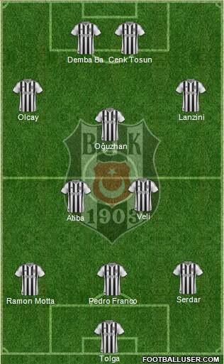 Besiktas JK Formation 2014