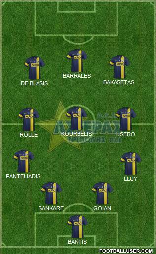 AGS Asteras Tripolis Formation 2014