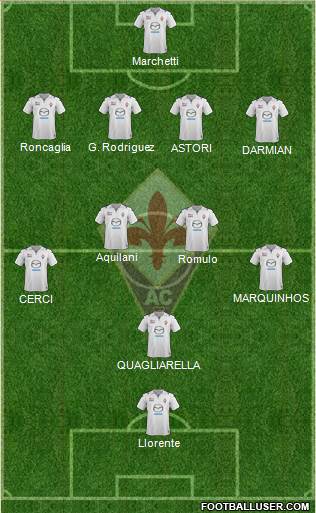 Fiorentina Formation 2014