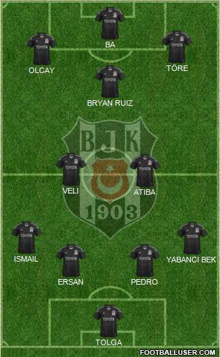Besiktas JK Formation 2014
