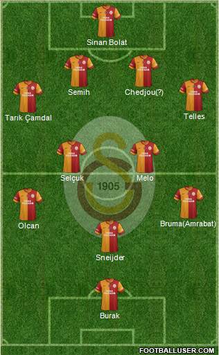 Galatasaray SK Formation 2014