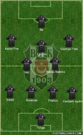 Besiktas JK Formation 2014