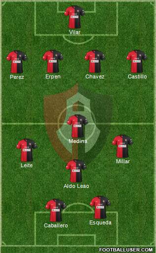 Club Deportivo Atlas Formation 2014