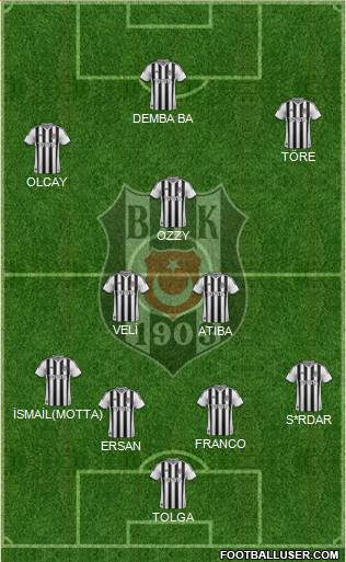 Besiktas JK Formation 2014