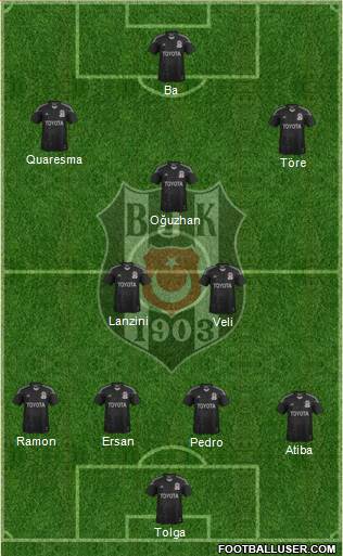 Besiktas JK Formation 2014