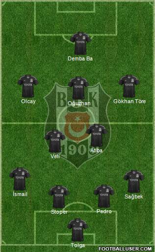 Besiktas JK Formation 2014