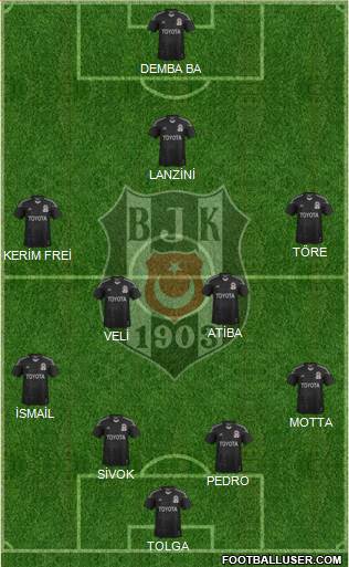 Besiktas JK Formation 2014