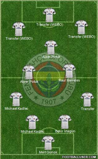 Fenerbahçe SK Formation 2014