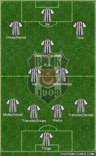 Besiktas JK Formation 2014