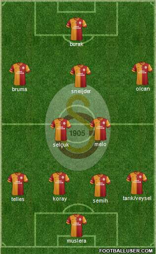 Galatasaray SK Formation 2014