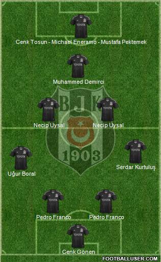 Besiktas JK Formation 2014