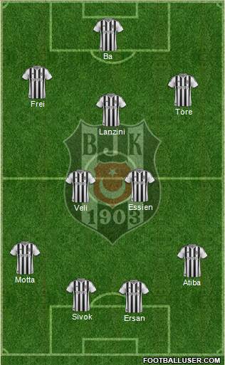 Besiktas JK Formation 2014