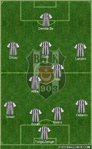 Besiktas JK Formation 2014