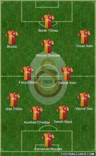 Galatasaray SK Formation 2014