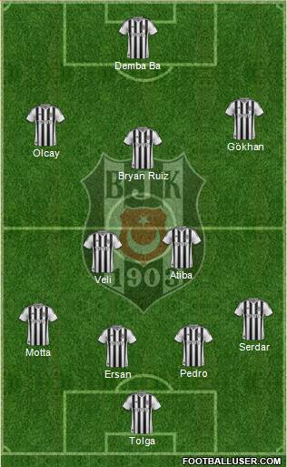 Besiktas JK Formation 2014