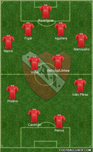 Independiente Formation 2014