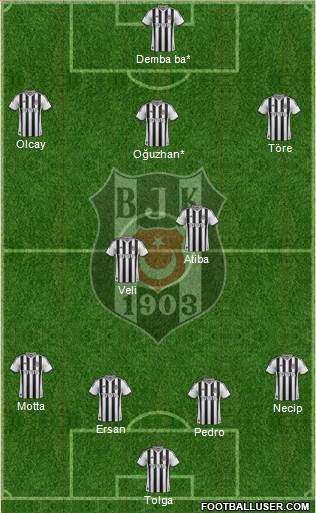 Besiktas JK Formation 2014