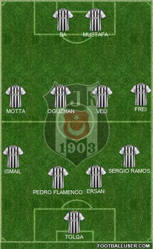 Besiktas JK Formation 2014