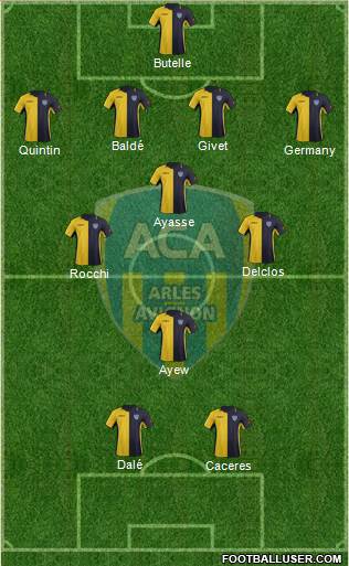 Athlétic Club Arles-Avignon football formation