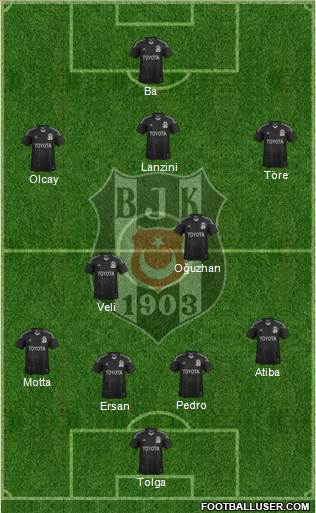 Besiktas JK Formation 2014