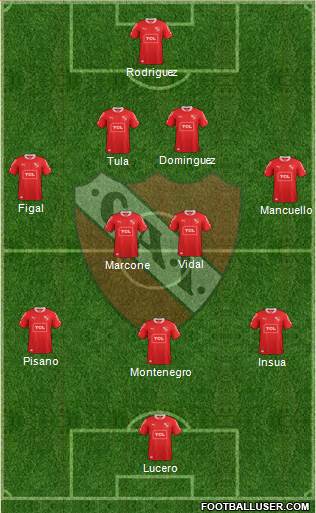 Independiente Formation 2014