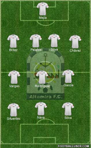 Club Altamira F.C. Formation 2014