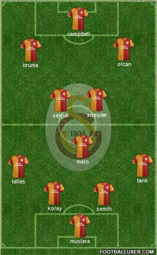 Galatasaray SK Formation 2014