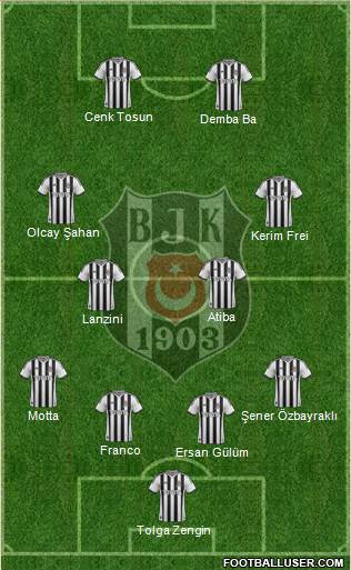 Besiktas JK Formation 2014