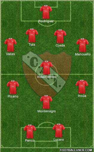 Independiente Formation 2014
