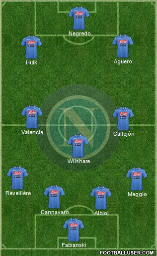 Napoli Formation 2014