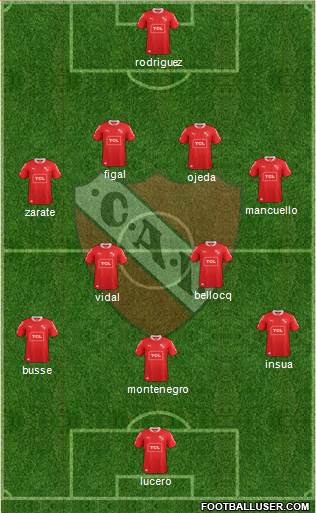 Independiente Formation 2014