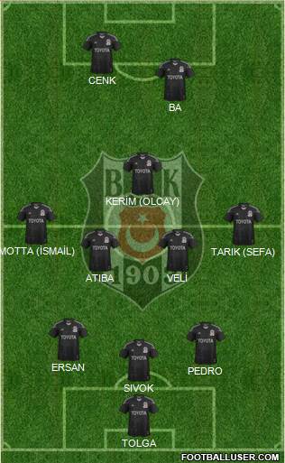 Besiktas JK Formation 2014