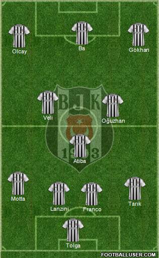 Besiktas JK Formation 2014