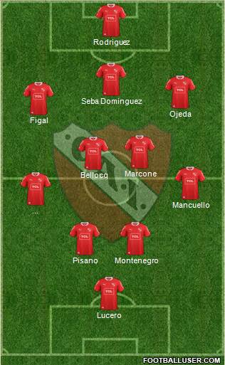 Independiente Formation 2014