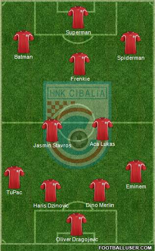 HNK Cibalia Formation 2014