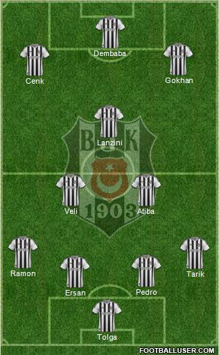 Besiktas JK Formation 2014