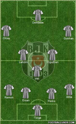 Besiktas JK Formation 2014