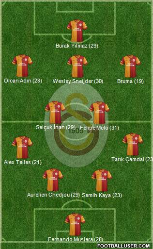 Galatasaray SK Formation 2014