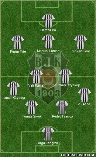 Besiktas JK Formation 2014