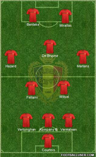 Belgium Formation 2014