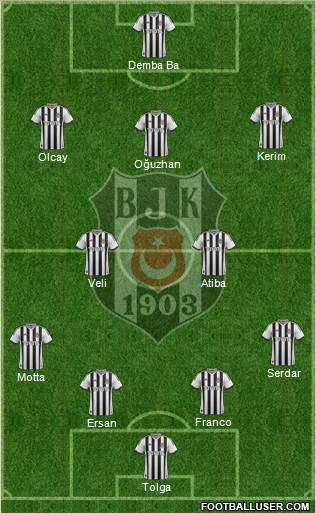 Besiktas JK Formation 2014