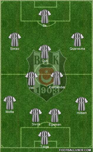 Besiktas JK Formation 2014