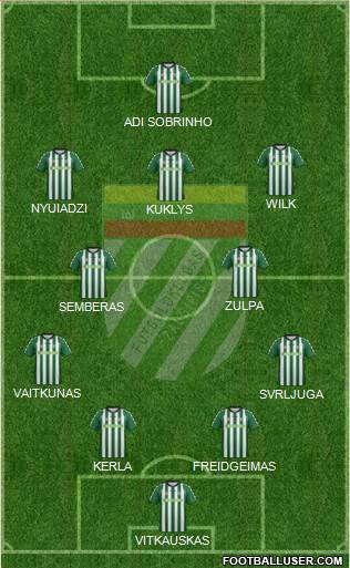 VFK Zalgiris Vilnius Formation 2014