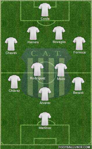 Talleres de Córdoba Formation 2014